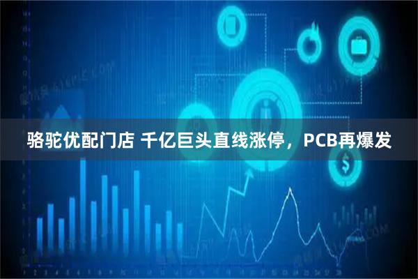 骆驼优配门店 千亿巨头直线涨停，PCB再爆发